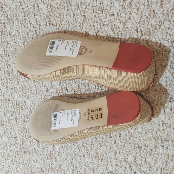 Michael by Michael Kors Burnt Orange Hanna Ballet Flats Sz 7 NWT - Picture 5 of 6